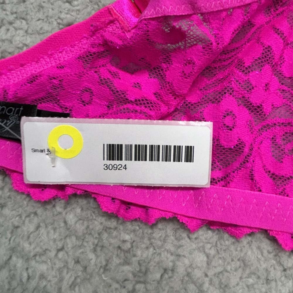 Smart & Sexy Bra 44DD T-Shirt Bra  Hot Pink Underwire Bra - Picture 9 of 9